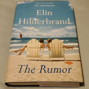 Elin Hilderbrand "The Rumor" Beach Novel - Blue & Sand Cover